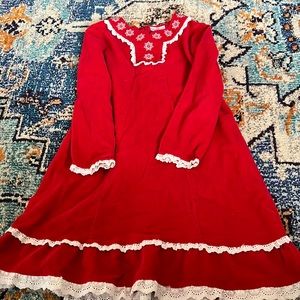 Hanna Anderson 130 baby corduroy holiday dress